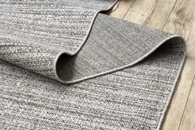 Behúň SIZAL FLOORLUX vzor 20389 strieborný / čierny