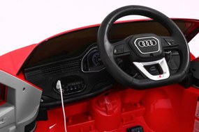 Ramiz Elektrické autíčko Audi Q8 Lift pre deti červené SUV + diaľkové ovládanie