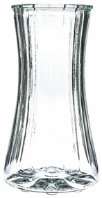 Sklenená váza Olge, číra, 12,5 x 23,5 cm