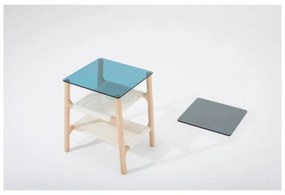 Odkladací stolík z masívneho dubového dreva Gazzda Fawn