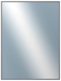 DANTIK - Zrkadlo v rámu, rozmer s rámom 60x80 cm z lišty Hliník platina (7269019)