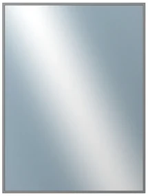 DANTIK - Zrkadlo v rámu, rozmer s rámom 60x80 cm z lišty Hliník platina (7269019)