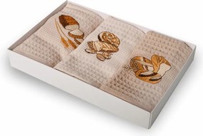 Utierky vaflové na riad Bread set 3 ks EMI
