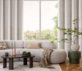 ZÁVES NA KRÚŽKOCH ANGELICA 140X250 CM RÚŽOVÁ