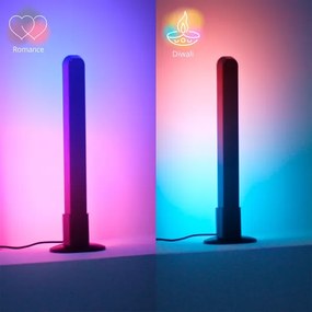 Philips - SADA 2× LED RGBIC stmievateľné svietidlo SMART GRADIENT LED/8 W/230 V Wi-Fi