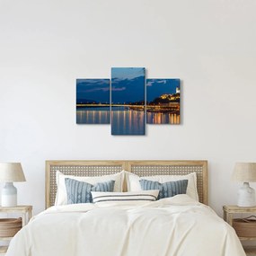 Obraz Bratislavy s hradom (90x60 cm)