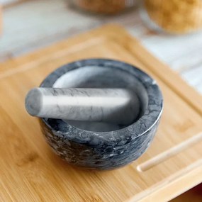 Mažiar MARBLE mramorový, čierny ALL 854199