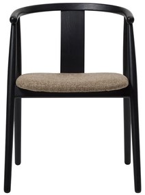 Čierna/béžová jedálenská stolička Relate – Unique Furniture