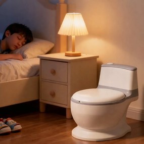 TRENDIE Detský interaktívny nočník sivý