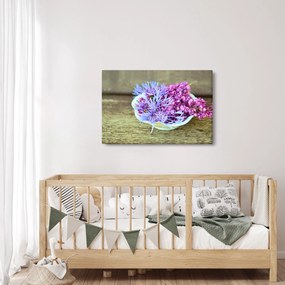 Obraz dekorácie s levanduľou (90x60 cm)