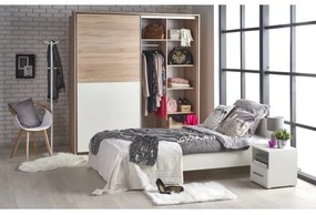 Nočný stolík LIMA 44x40 cm biela