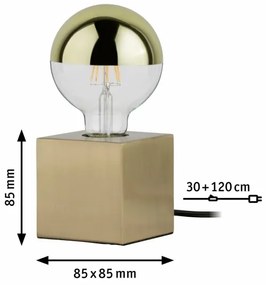 Paulmann  79728 - 1xE27/20W Stolná lampa DILJA 230V