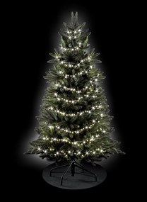 Svetelný veniec zelený s 1000 bielymi LED diódami 20m IP44 - Prancer
