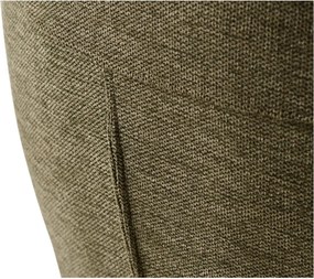 Zelené čalúnené jedálenské kreslo s podrúčkami Roxana – Unique Furniture