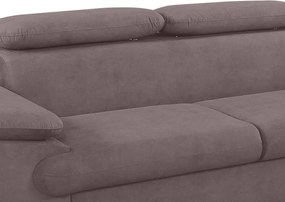 Rohová sedacia súprava Scala, staroružová látka, pravý roh