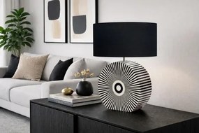 Stolová lampa 48097 Harmony Čierna Biela  - Komfort-nábytok