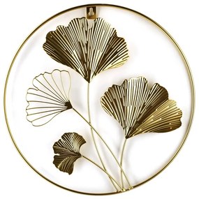 Kovová dekorácia na stenu Tala Gingko (fi) 30 cm