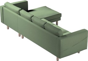 Norsborg poťah na sedačku s ležadlom - 4 os. farba produktu zelená látka zapletaná