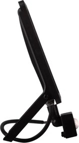 LED Vonkajší reflektor so senzorom LED/100W/230V 4000K IP65 čierna