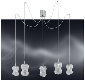 Argon 2073 - LED Luster na lanku GARDA 5xLED/5W/230V