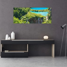 Obraz - Vodopády (120x50 cm)