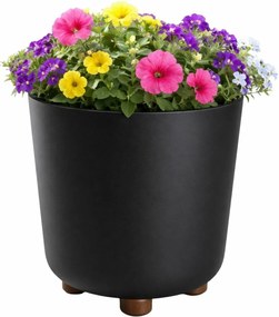 Plastový květináč na nožičkách Terra 21x19,3 cm - výber z 6 prevedení