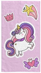 Dětský bavlněný ručník KIDS 003 30x50 cm růžový