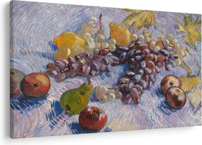 Obraz - Vincent van Gogh, Grapes, Lemons, Pears, and Apples, reprodukcia (90x60 cm)