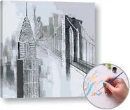 Maľovanie podľa čísel SOCHA SLOBODY –  stredná náročnosť