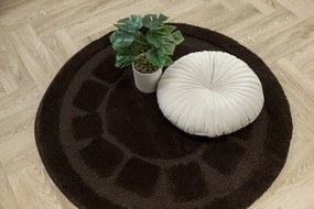 Kúpeľňový koberček Ocean Wenge kruh