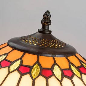 Brilagi - Tiffany vitrážová stojacia lampa LUISA 2xE27/60W/230V