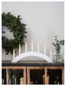 Biela vianočná svetelná dekorácia Atle – Markslöjd