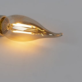 Sada 5 stmievateľných LED vláknových sviečkových žiaroviek E14 240V 3W 250lm