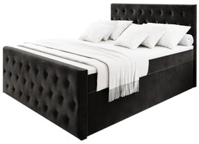 Čalúnená posteľ boxspring FENDI, 160x200, casablanca 16