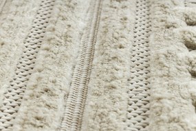 Koberec SANTO  SIZAL 1001 Geometrický, biely