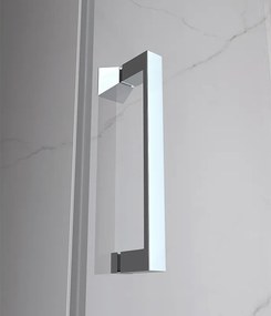 BPS-koupelny Päťuholníkový sprchový kút KZ10A 80x80 chróm/transparent - bez vaničky