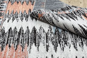 Moderný koberec BELLE BR23A čierno / ružový