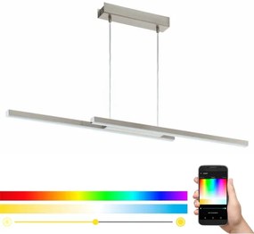 Eglo 97907 - LED RGB Stmievateľný luster na lanku FRAIOLI-C 2xLED/17W/230V