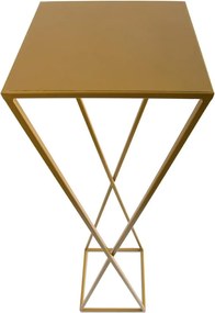 STOJAN NA KVETINÁČ LOFT5 100X24X24 CM ZLATÁ
