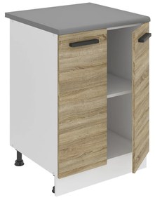 Kuchynská skrinka Belini Premium Full Version spodná 60 cm dub sonoma s pracovnou doskou