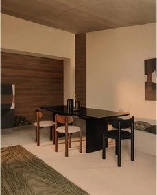 Jedálenský stôl v dekore orecha 100x200 cm Litto – Kave Home