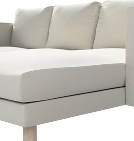 Poťah na sedačku Norsborg s ležadlom - 3 os. farba produktu sivá látka zamatová