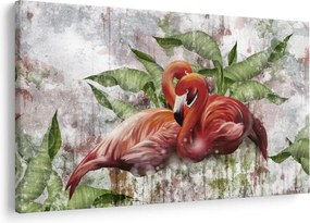 Obraz - Plameniaky (90x60 cm)