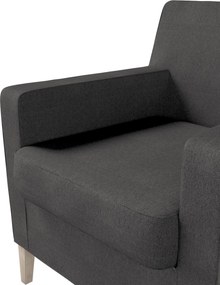 Poťah na kreslo Karlstad farba produktu sivá látka zapletaná