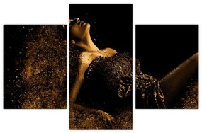 Obraz - Žena zo zlata (90x60 cm)