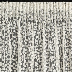 ZÁCLONA NA PÁSKE DAISY 140X270 CM BIELA