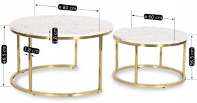 PROXIMA.store - Konferenčné stolíky OLIS VEĽKOSŤ: MAXI