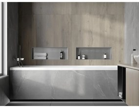 Mexen X-Wall-NR, polička na zapustenie pod obklad bez goliera 60 x 20 cm, oceľová, 1911602010