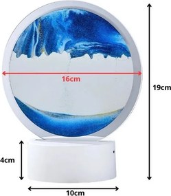 VERK Presýpací obraz s pieskom - Červená