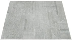 Koberec MISHA J087A svetlosivý / tmavosivý